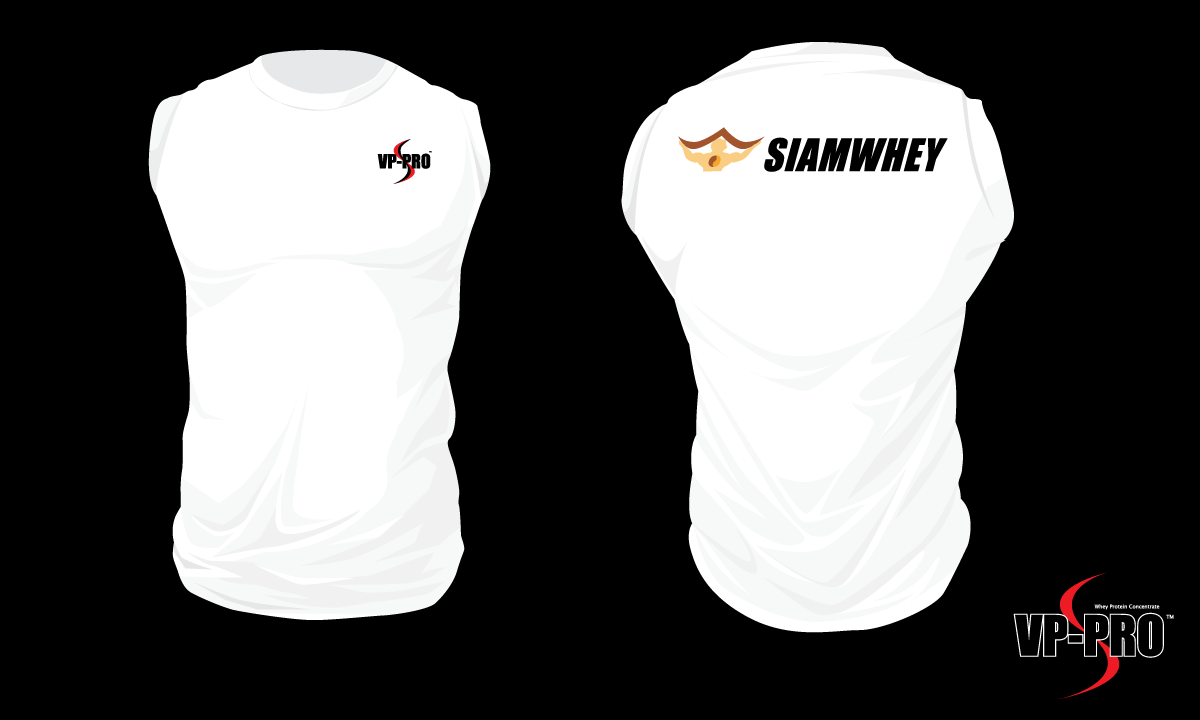 SIAMWHEY Sleeveless T-Shirt White